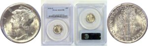 1920-D Mercury Dime  -  PCGS MS-62 FB