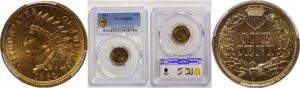 1862 Indian Head Cent    PCGS MS-66