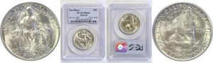 1936-D San Diego Commemorative Half Dollar   PCGS MS-66