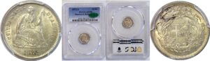 1872-S Seated Liberty Half Dime  -  PCGS AU-58  CAC