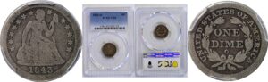 1843-O Seated Liberty Dime  -  PCGS G-6