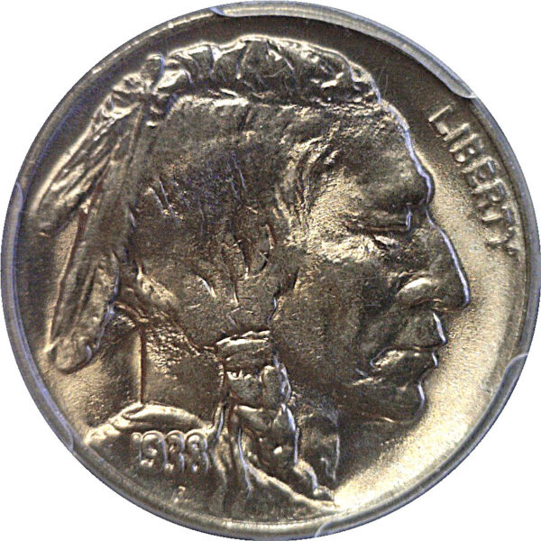 1938-D/S Buffalo Nickel  -  PCGS MS-66+  CAC - Image 2