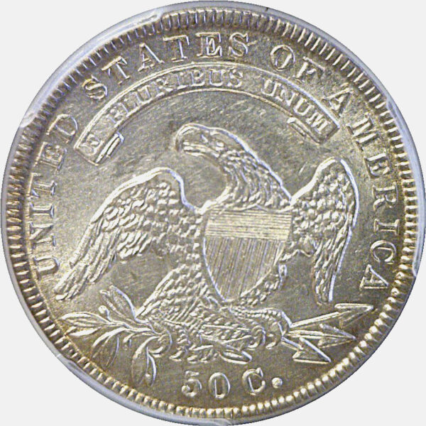 1835 Bust Half Dollar  -  PCGS AU-55 - Image 3