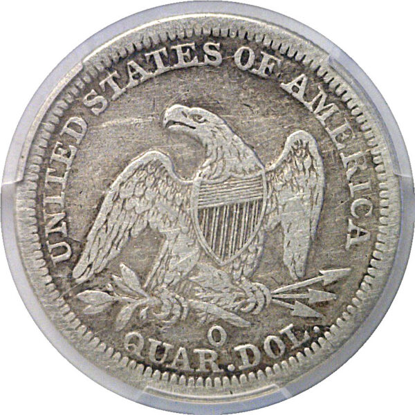 1847-O Seated Liberty Quarter   PCGS VF-20 - Image 3