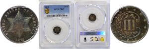 1872 Silver Three Cent  -  PCGS PR-67