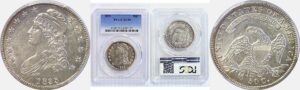 1835 Bust Half Dollar  -  PCGS AU-55