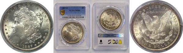 1887-O Morgan Dollar  -  PCGS MS-65