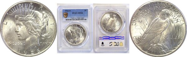 1926-S Peace Dollar  -  PCGS MS-64