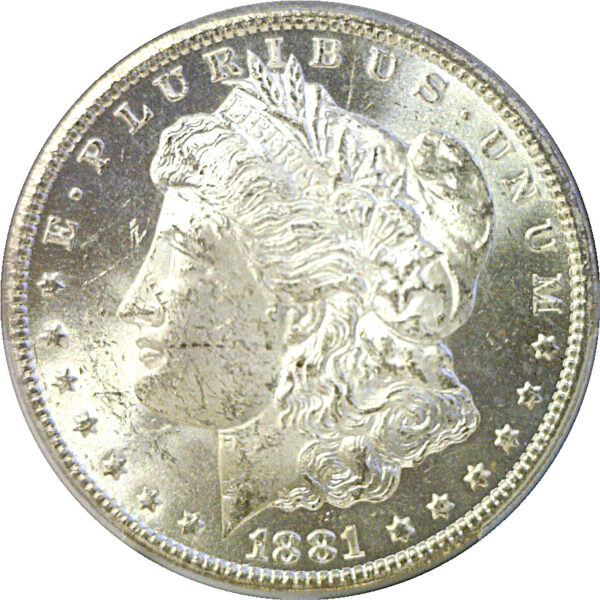 1881-CC Morgan Dollar  -  PCGS MS-63 - Image 2