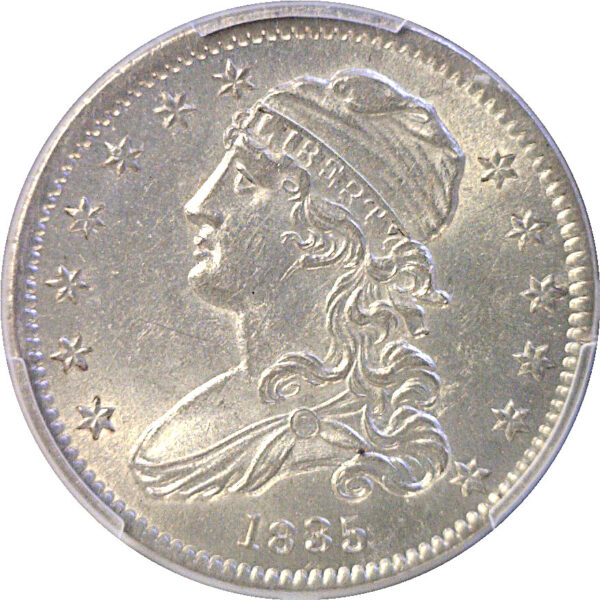1835 Bust Quarter  -  PCGS MS-63 - Image 2