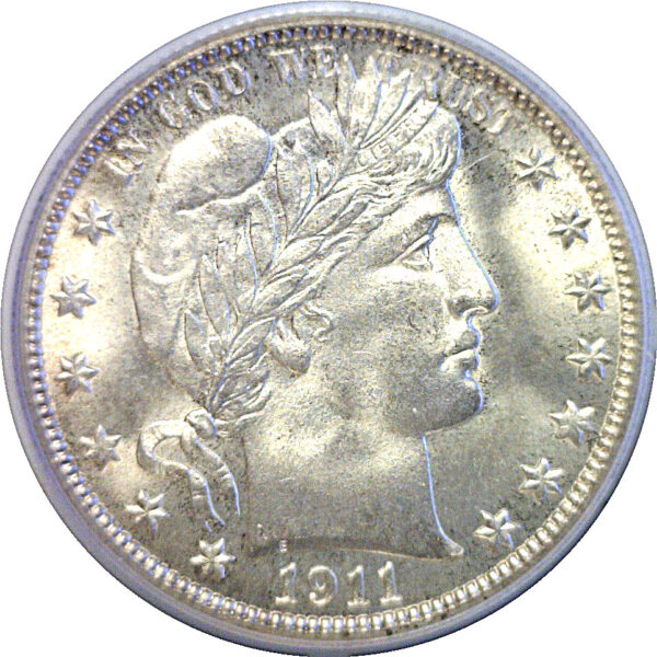 1911-D Barber Half Dollar  -  PCGS MS-65  CAC - Image 2
