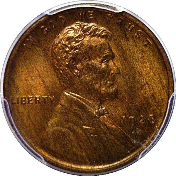 1928-D Lincoln Cent. -  PCGS MS-64 RB - Image 2