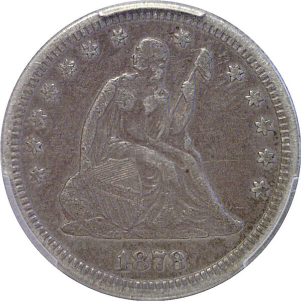 1878-S Seated Liberty Quarter   PCGS VF-25 - Image 2