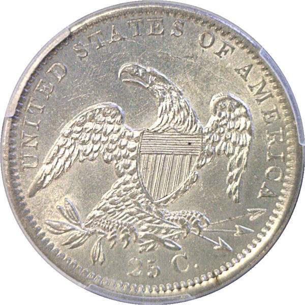 1835 Bust Quarter  -  PCGS MS-63 - Image 3