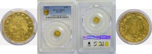1872 50c California Fractional Gold BG-940 PCGS MS-64