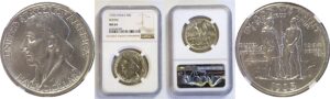 1935/34-D Boone Commemorative Half Dollar   NGC MS-64