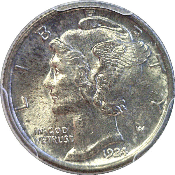1924-S Mercury Dime  -  PCGS MS-64 FB - Image 2