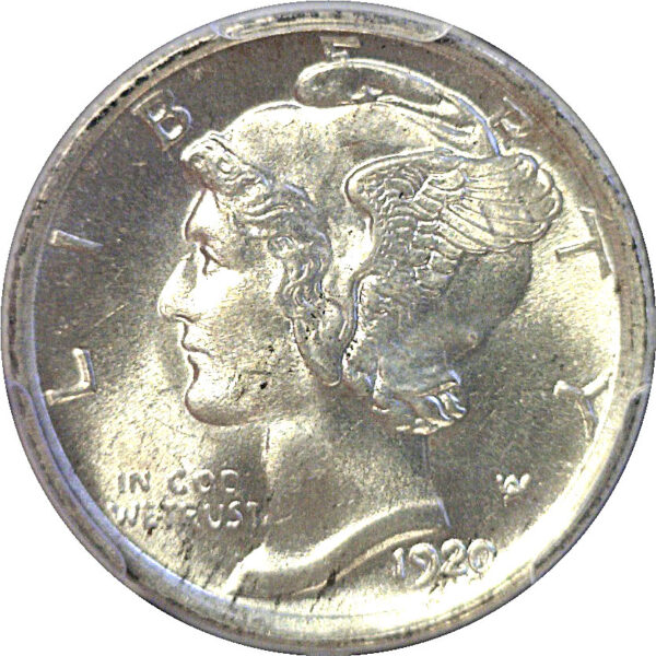 1920-S Mercury Dime. -  PCGS MS-65 FB - Image 2