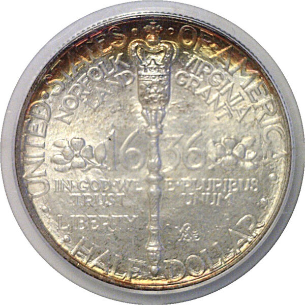 1936 Norfolk Commemorative Half Dollar   PCGS MS-68  CAC - Image 3