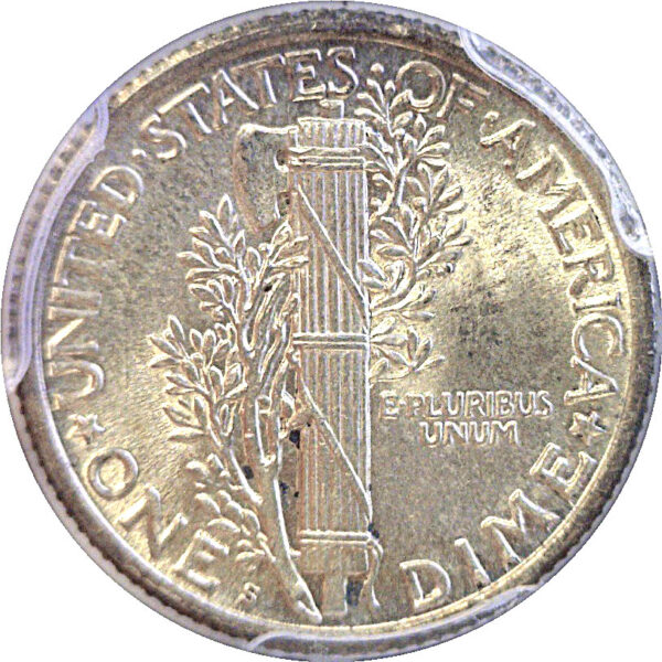 1924-S Mercury Dime  -  PCGS MS-64 FB - Image 3