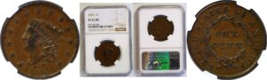 1833 Large Cent  - NGC  VF-25