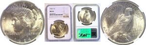 1924 Peace Dollar  -  NGC MS-66