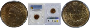 1875 Indian Head Cent  -  PCGS MS-64 RB