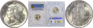 1920-S Mercury Dime. -  PCGS MS-65 FB