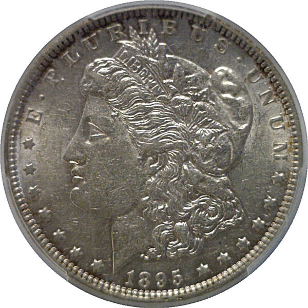 1895-O Morgan Dollar   PCGS AU-58 - Image 2