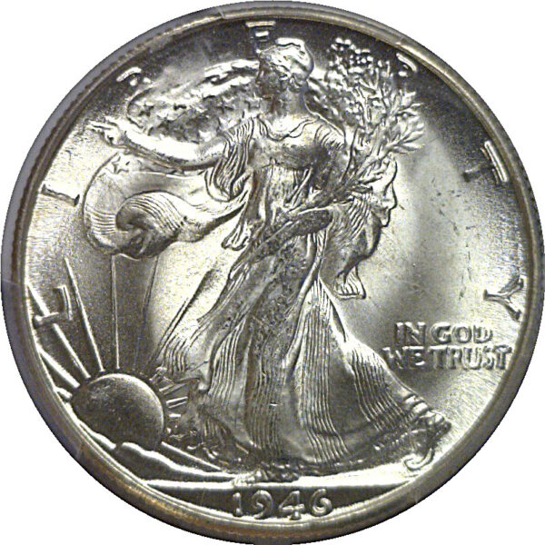 1946-D Walking Liberty Half Dollar   PCGS MS-65 - Image 2
