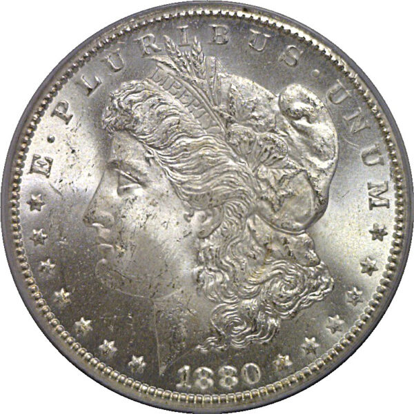 1880-CC Morgan Dollar   PCGS MS-64  CAC - Image 2