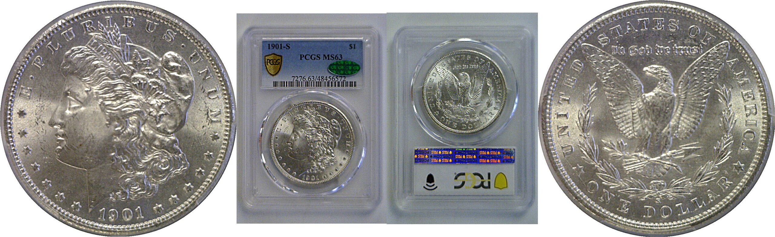 1901-S Morgan Dollar   PCGS MS-63  CAC