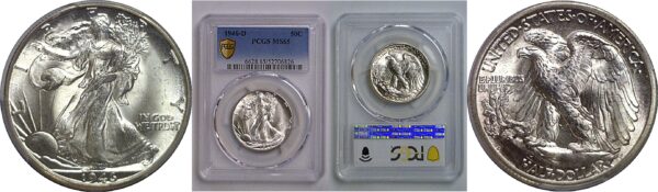 1946-D Walking Liberty Half Dollar   PCGS MS-65