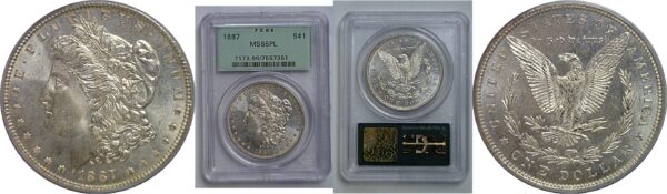 1887 Morgan Dollar   PCGS MS-66 PL