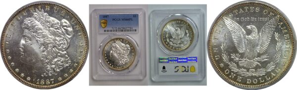 1887 Morgan Dollar   PCGS MS-66 PL