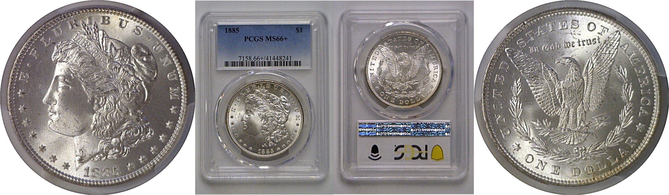 1885 Morgan Dollar   PCGS MS-66+