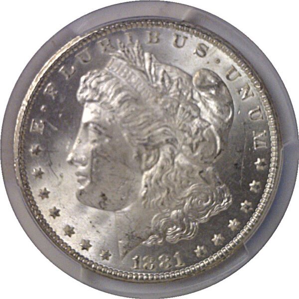 1881-CC Morgan Dollar   PCGS MS-63 - Image 2