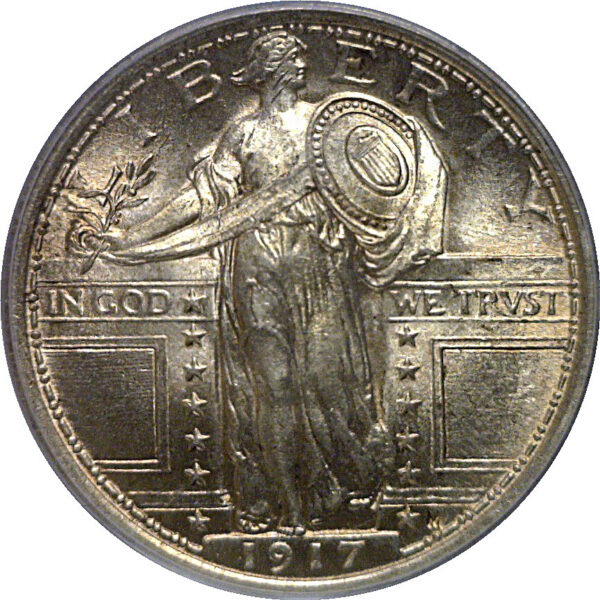 1917 T-1  Standing Liberty Quarter     PCGS MS-64 FH - Image 2