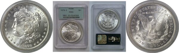1878-S Morgan Dollar   PCGS MS-63