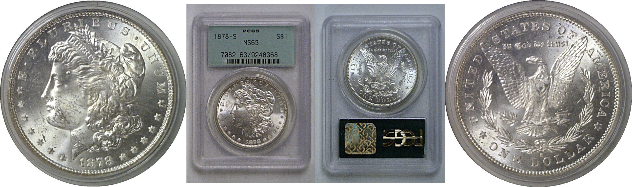 1878-S Morgan Dollar   PCGS MS-63