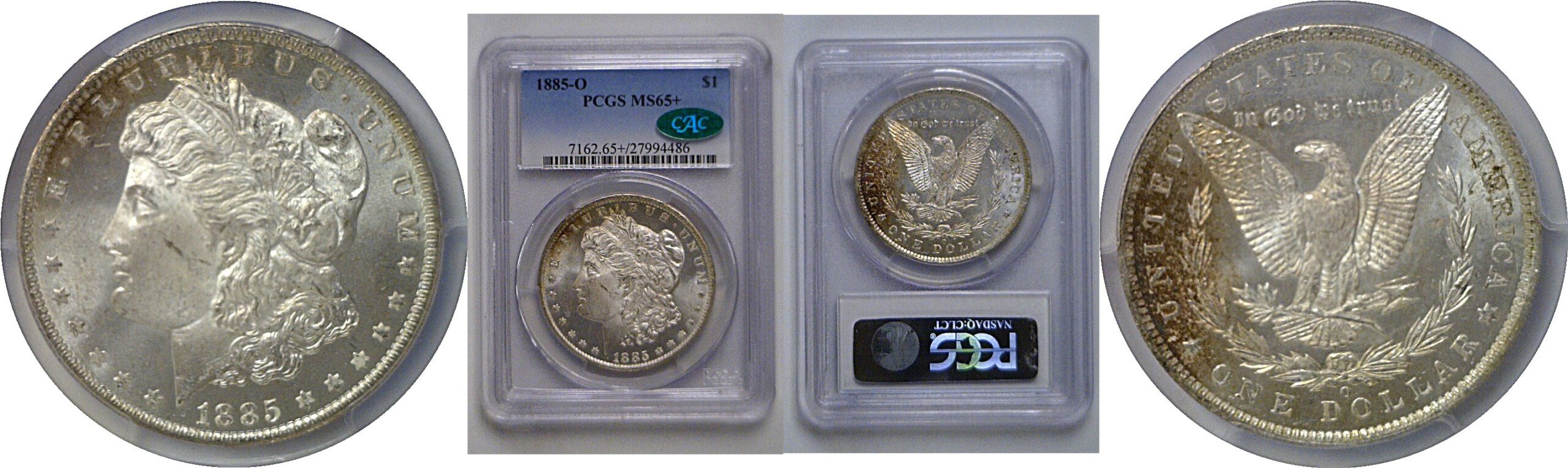 1885-O Morgan Dollar   PCGS MS-65+  CAC