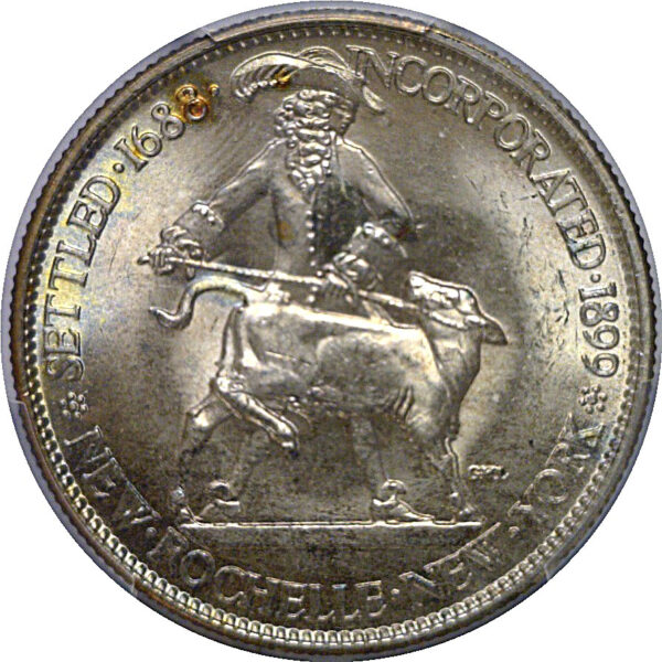 1938 New Rochelle Commemorative Half Dollar    PCGS MS-67 - Image 2