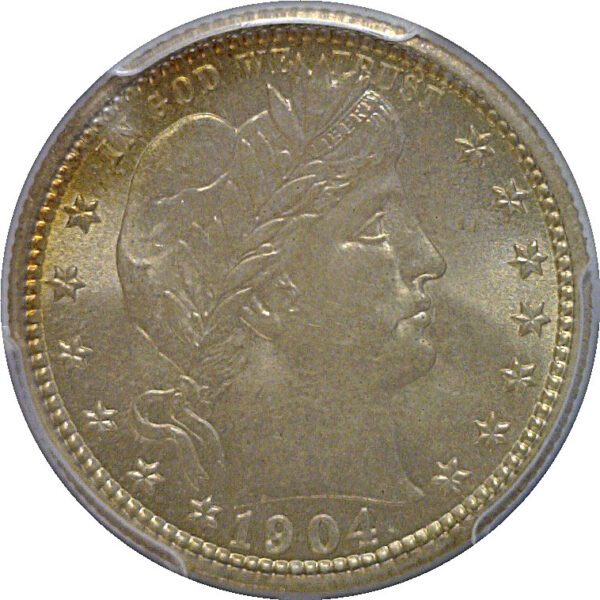 1904 Barber Quarter   PCGS MS-65 - Image 2