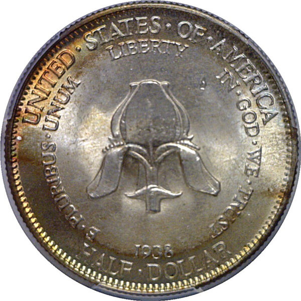 1938 New Rochelle Commemorative Half Dollar    PCGS MS-67 - Image 3
