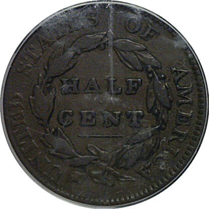1811 Half Cent    PCGS Fine-15 - Image 3