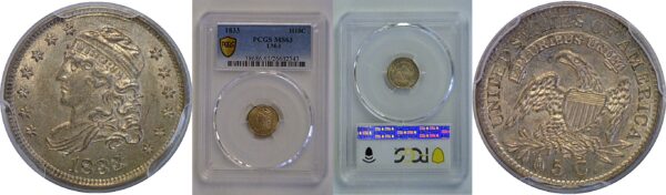 1833 Bust Half Dime   PCGS MS-63