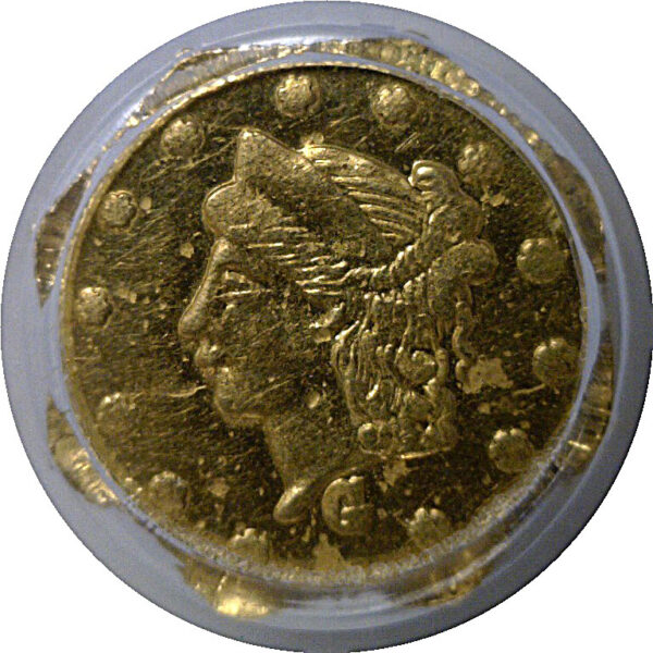 1870 25c  California Fractional Gold  BG-755   PCGS MS-61 - Image 2