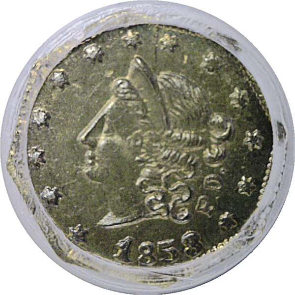 1853 50c  California Fractional Gold BG-302 "Peacock"   PCGS MS-64 - Image 2