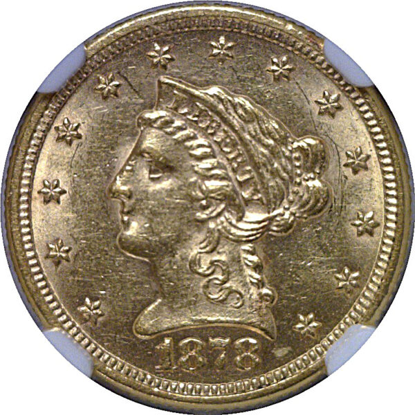 1878 $2 1/2 Liberty   NGC MS-61 - Image 2