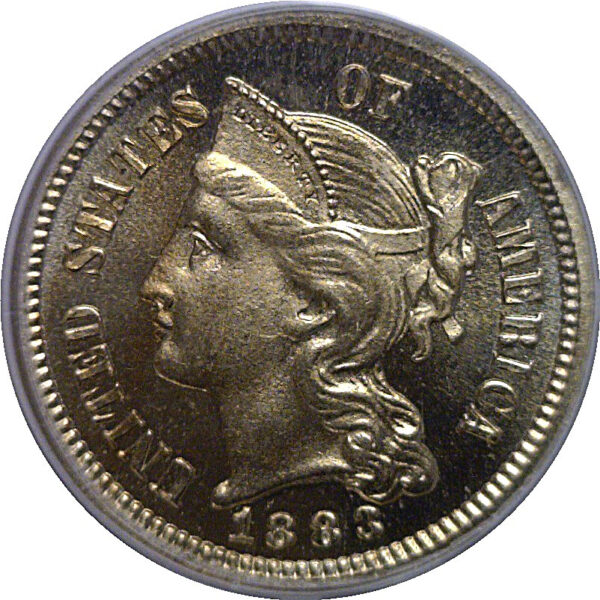 1883 Nickel Three Cent   PCGS PR-67 CAM - Image 2